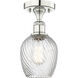 Salina 1 Light 5 inch Polished Nickel Flush Mount Ceiling Light