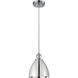 Ballston Dome 1 Light 8 inch Polished Chrome Mini Pendant Ceiling Light