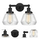 Fulton 2 Light 16 inch Matte Black Bath Vanity Light Wall Light