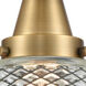 Franklin Restoration Stanton LED 6 inch Brushed Brass Flush Mount Ceiling Light