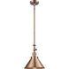 Franklin Restoration Briarcliff 1 Light 10 inch Antique Copper Mini Pendant Ceiling Light in Incandescent, Franklin Restoration