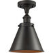Ballston Appalachian 1 Light 7 inch Oil Rubbed Bronze Semi-Flush Mount Ceiling Light, Ballston
