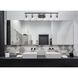 Auralume Colden LED 45 inch Matte Black Bath Vanity Light Wall Light