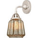 Nouveau 2 Chatham 1 Light 6 inch Polished Nickel Sconce Wall Light in Mercury Glass