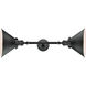 Franklin Restoration Briarcliff LED 10 inch Matte Black Bath Vanity Light Wall Light, Franklin Restoration