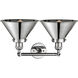 Franklin Restoration Briarcliff 2 Light 19 inch Polished Chrome Bath Vanity Light Wall Light, Franklin Restoration