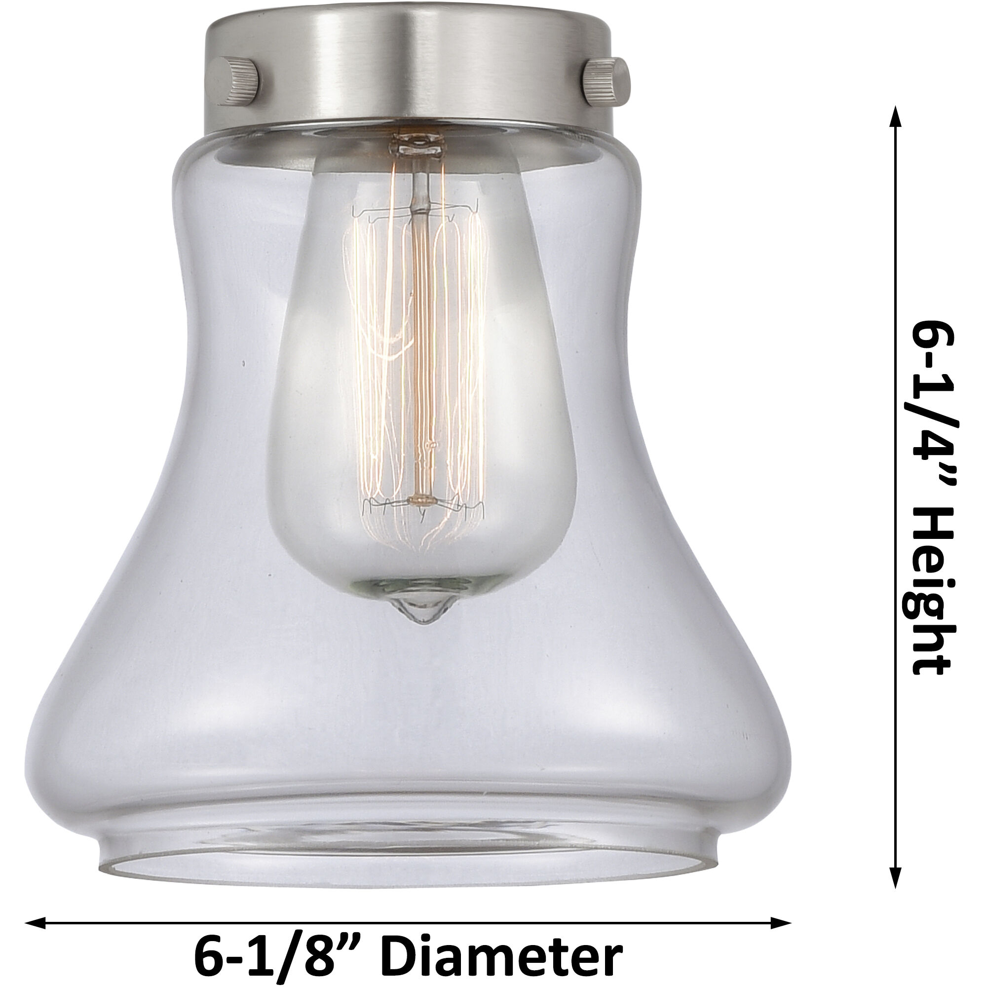Franklin Restoration Bellmont 1 Light 6 inch Satin Gold Mini Pendant Ceiling Light in Seedy Glass, Franklin Restoration