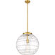 Ballston Deco Swirl 1 Light 15.75 inch Pendant