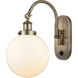 Franklin Restoration Beacon 1 Light 8 inch Antique Brass Sconce Wall Light