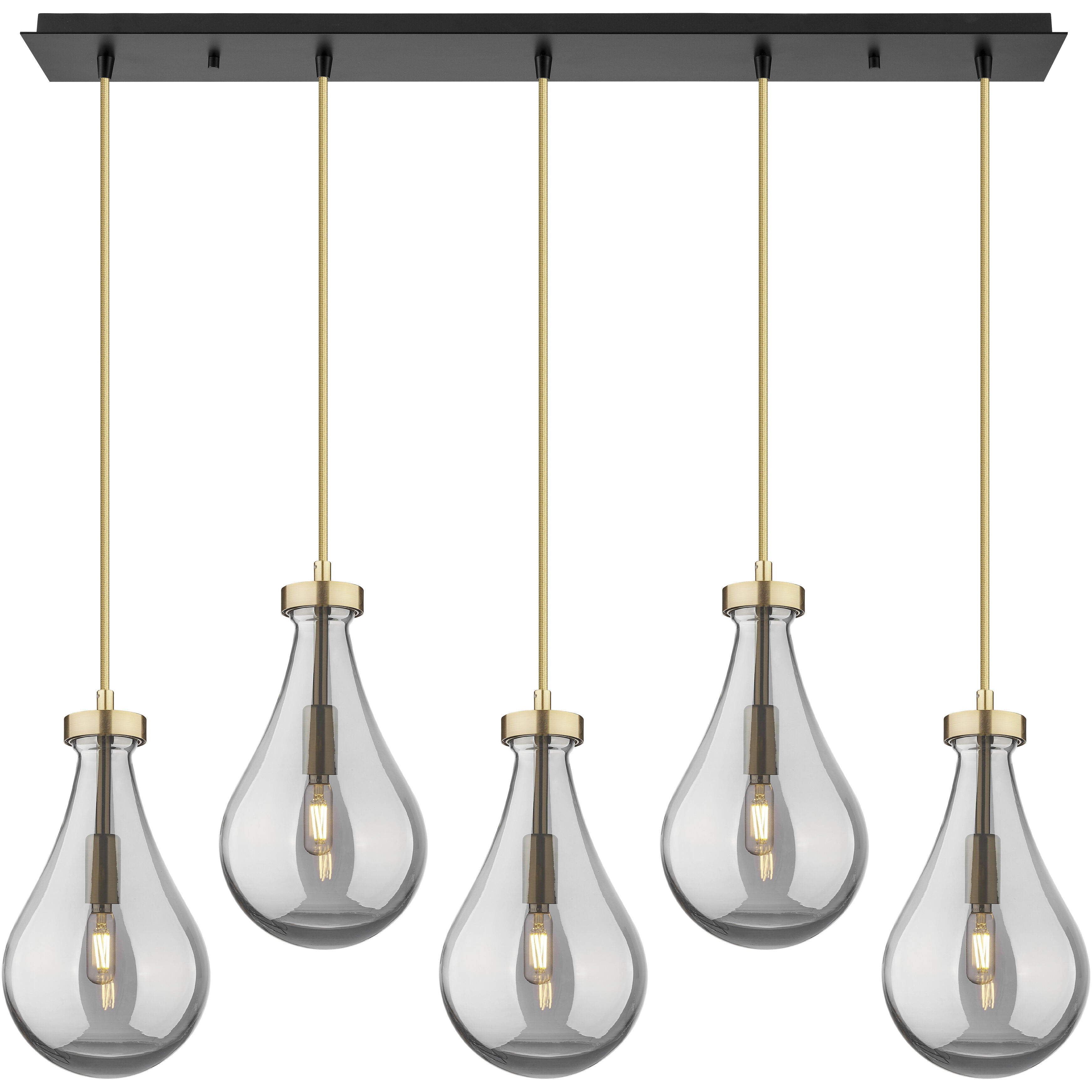 Owego 5 Light 36.63 inch Island Light