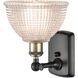 Ballston Arietta 1 Light 8 inch Black Antique Brass Sconce Wall Light, Ballston