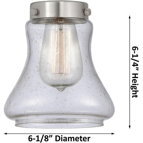Bellmont 3 Light 24.5 inch Antique Brass Bath Vanity Light Wall Light in Clear