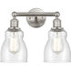 Edison Ellery 2 Light 13.75 inch Bathroom Vanity Light