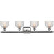 Ballston Dayton LED 36 inch Brushed Satin Nickel Bath Vanity Light Wall Light in Clear Glass, Ballston