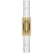 Empire 2 Light 24.75 inch Brushed Brass Bath Vanity Light Wall Light in Clear Glass