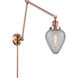 Geneseo 30 inch 3.50 watt Antique Copper Swing Arm Wall Light, Franklin Restoration