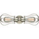 Austere Muselet 2 Light 19 inch Brushed Satin Nickel Bath Vanity Light Wall Light in Incandescent, Austere