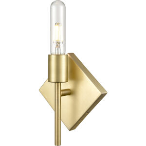 Mia LED 6 inch Satin Brass ADA Sconce Wall Light