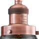 Franklin Restoration X-Large Cone 1 Light 12 inch Antique Copper Sconce Wall Light in Light Smoke Glass, Franklin Restoration