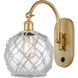 Ballston Farmhouse Rope 1 Light 8.00 inch Wall Sconce