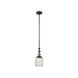Franklin Restoration Colton 1 Light 6 inch Black Antique Brass Mini Pendant Ceiling Light, Franklin Restoration