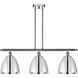Ballston Dome LED 36 inch Polished Chrome Island Light Ceiling Light