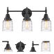 Caden LED 23 inch Matte Black Bath Vanity Light Wall Light
