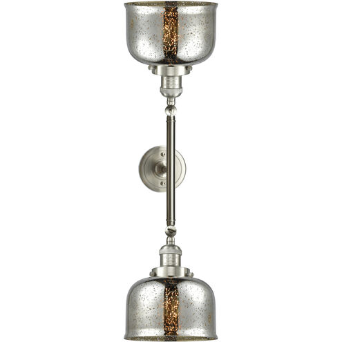 Franklin Restoration Large Bell 2 Light 18.00 inch Bathroom Vanity Light