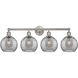 Edison Athens Deco Swirl 4 Light 35.00 inch Bathroom Vanity Light