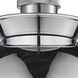 Adirondack 1 Light 8.5 inch Polished Chrome Semi-Flush Mount Ceiling Light