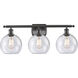 Ballston Athens LED 26 inch Oil Rubbed Bronze Bath Vanity Light Wall Light in Seedy Glass, Ballston