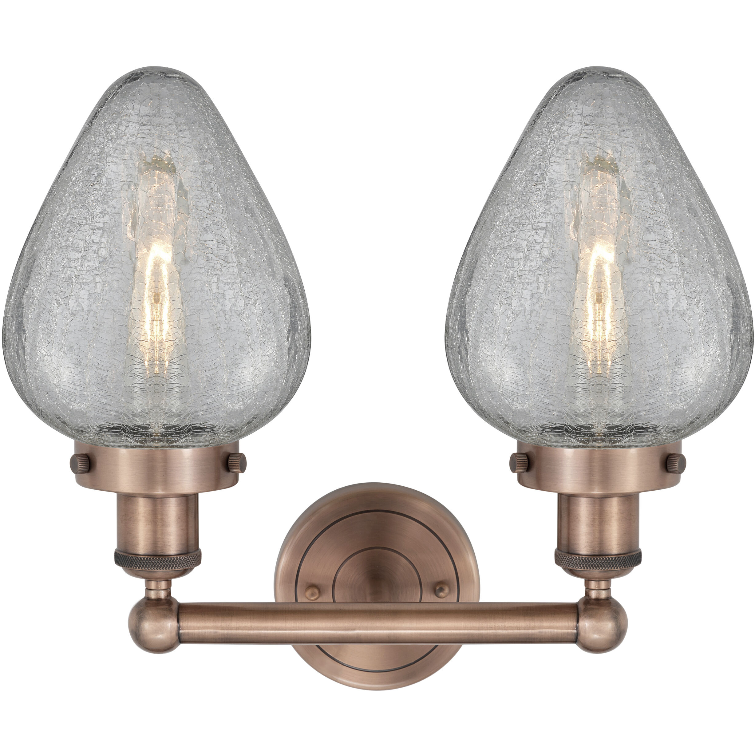 Geneseo 2 Light 15 inch Antique Copper Bath Vanity Light Wall Light