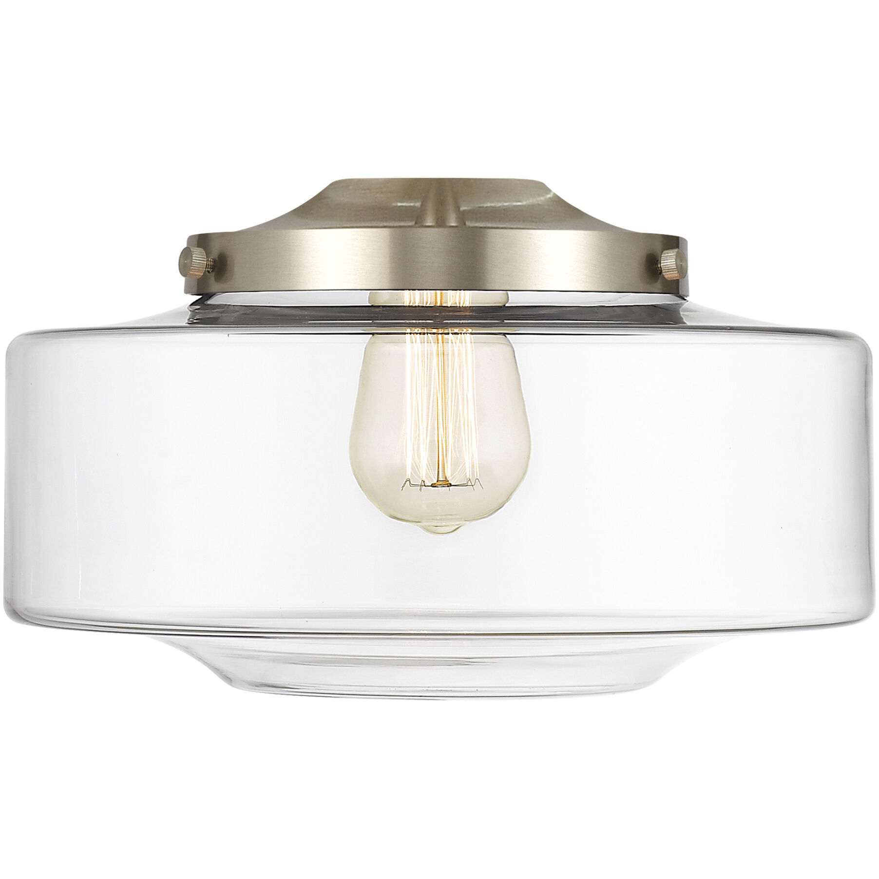 Franklin Restoration Bridgeton 1 Light 12 inch Antique Copper Mini Pendant Ceiling Light in Incandescent, Clear