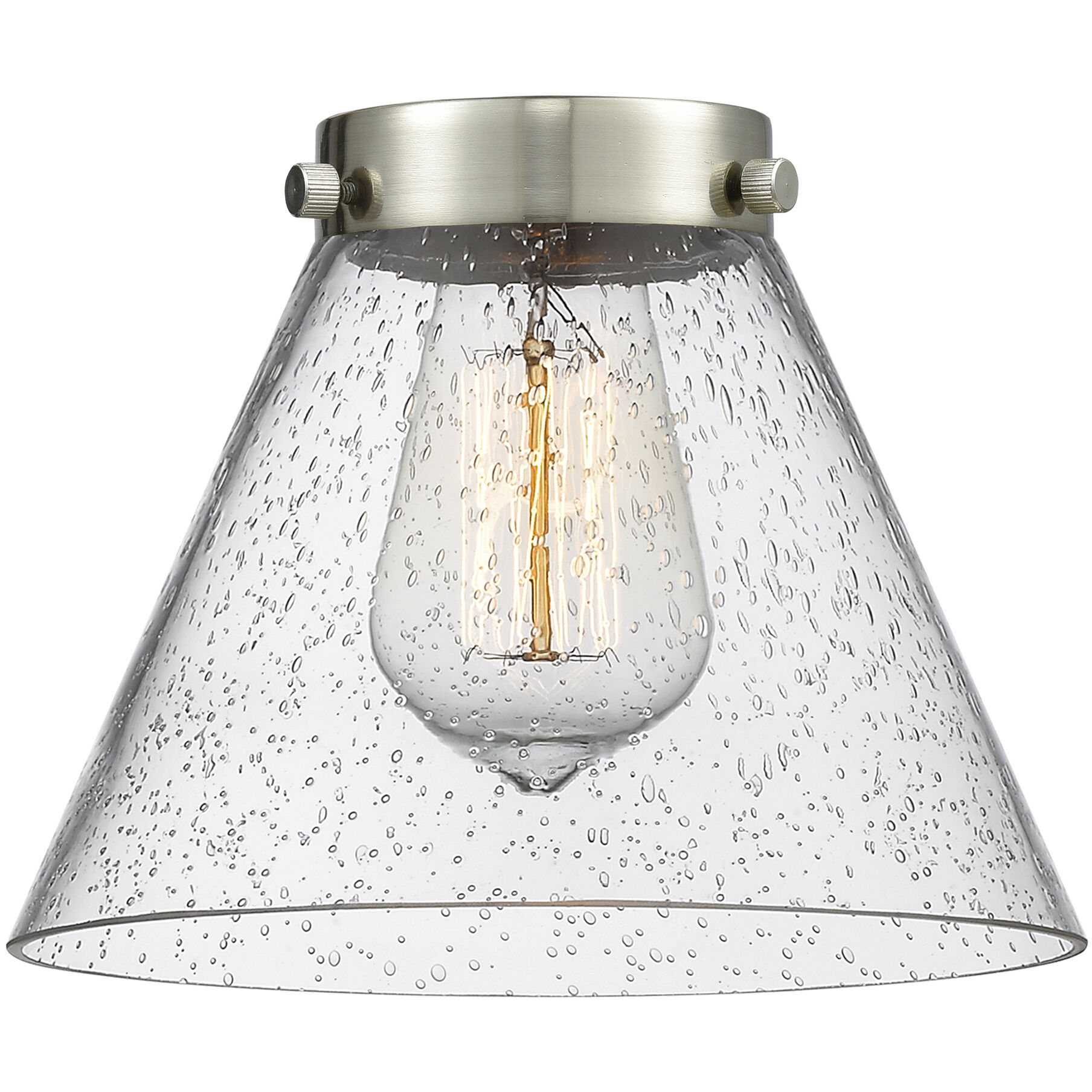 Franklin Restoration Cone LED 8 inch Black Antique Brass Mini Pendant Ceiling Light in Seedy, Franklin Restoration