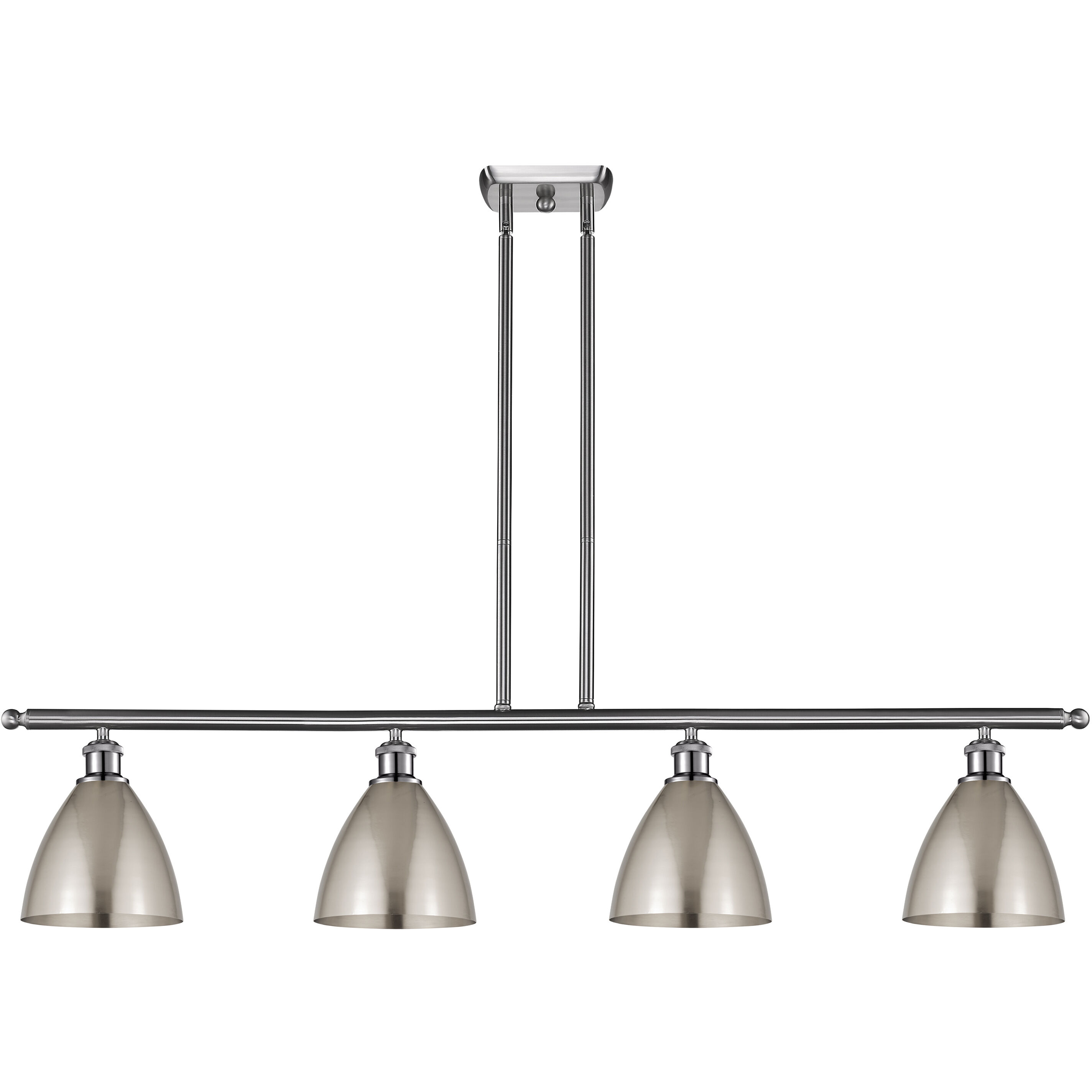 Ballston Dome LED 48 inch Brushed Satin Nickel Island Light Ceiling Light