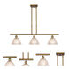 Ballston Arietta LED 36 inch Brushed Brass Island Light Ceiling Light, Ballston