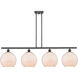 Ballston Large Farmhouse Chicken Wire LED 48 inch Oil Rubbed Bronze Island Light Ceiling Light, Ballston