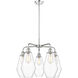 Cindyrella 5 Light 25 inch Polished Chrome Chandelier Ceiling Light in Clear