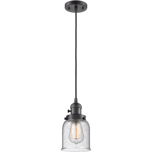 Franklin Restoration Bell LED 5 inch Oil Rubbed Bronze Mini Pendant Ceiling Light