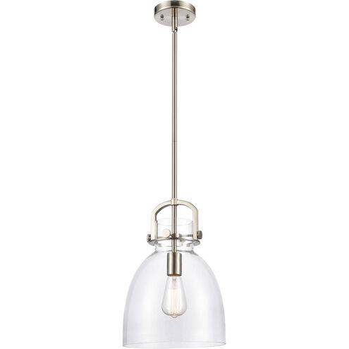 Restoration Newton 1 Light 10 inch Brushed Satin Nickel Mini Pendant Ceiling Light, Restoration