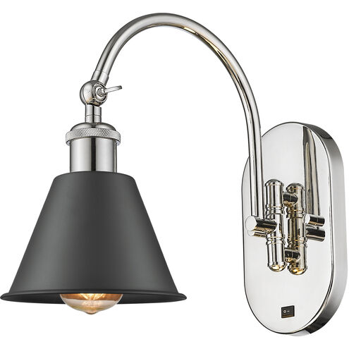 Ballston Smithfield LED 7 inch Polished Nickel Sconce Wall Light