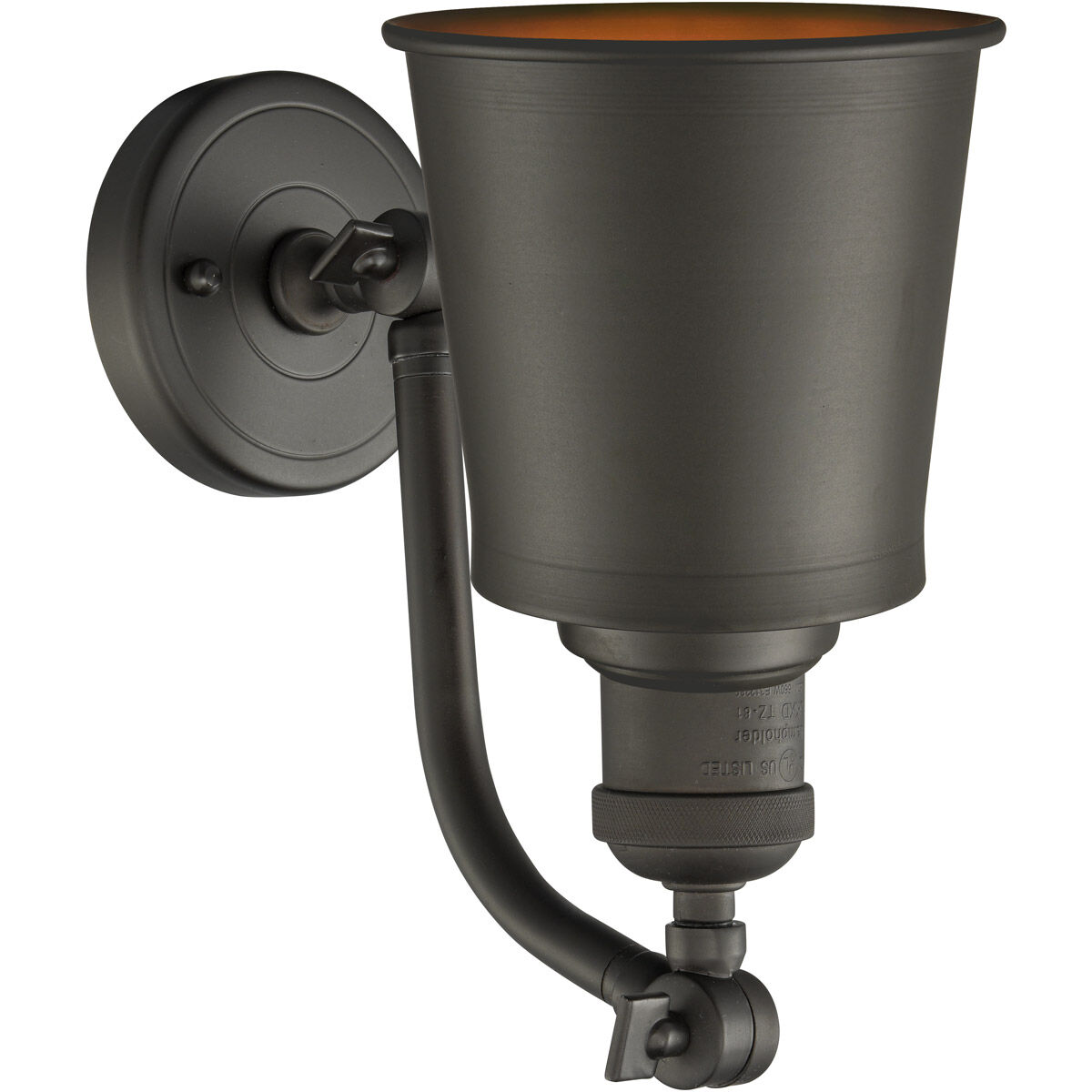 Franklin Restoration Addison 1 Light 5 inch Oil Rubbed Bronze Sconce Wall Light, Franklin Restoration