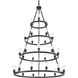 Ballston Saloon LED 50 inch Matte Black Chandelier Ceiling Light
