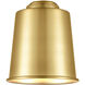 Franklin Restoration Addison LED 5 inch Satin Gold Mini Pendant Ceiling Light, Franklin Restoration