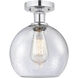 Edison Athens 1 Light 8.00 inch Semi-Flush Mount