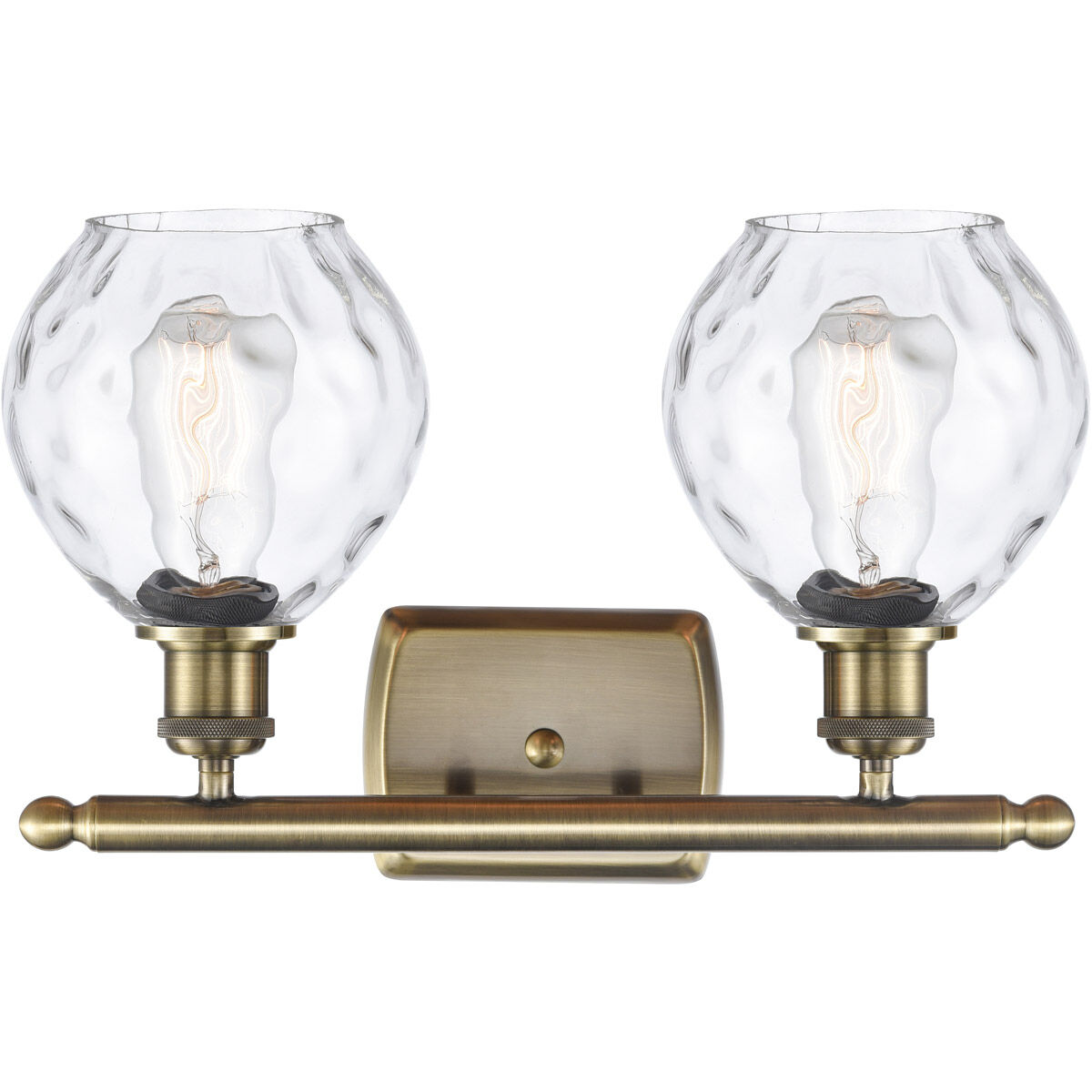 Ballston Small Waverly LED 16 inch Antique Brass Bath Vanity Light Wall Light, Ballston