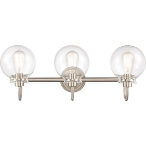 Olivia LED 27.38 inch Satin Nickel Bath Vanity Light Wall Light
