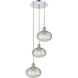 Ballston Ithaca 3 Light 14.5 inch Polished Chrome Cord Hung Multi Pendant Ceiling Light
