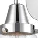 Caden 1 Light 5 inch Polished Chrome Sconce Wall Light in Seedy Glass