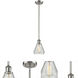 Ballston Conesus 1 Light 6 inch Brushed Satin Nickel Pendant Ceiling Light, Ballston